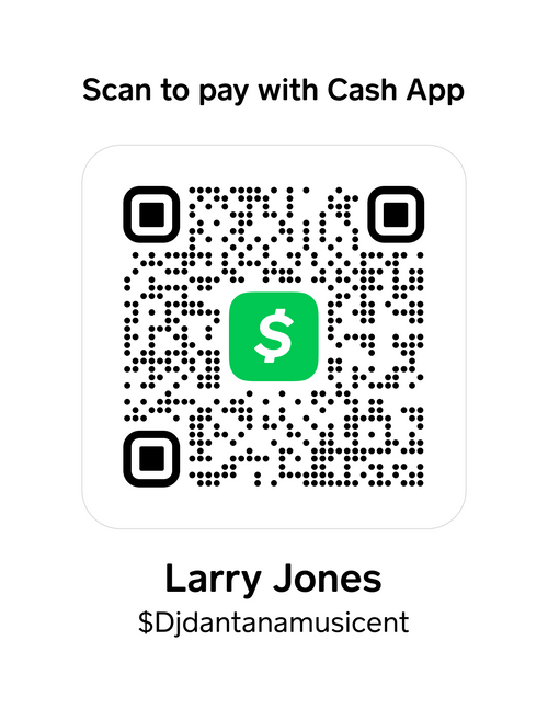 Cash App QR Code - Scan to pay $Djdantanamusicent