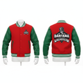 Dantana Varsity Jacket Red Green