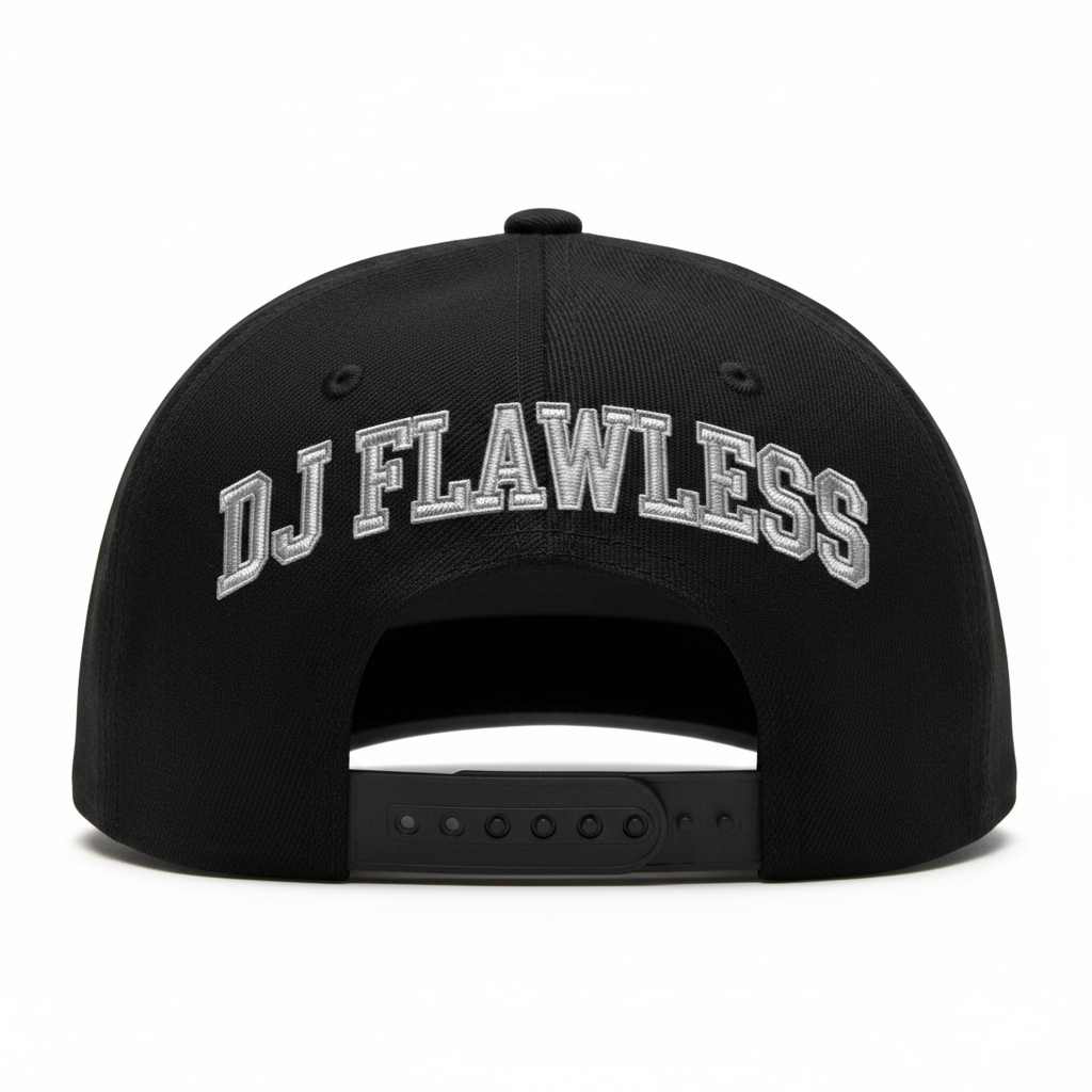 DJ Flawless Hat Back Bold