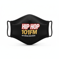 Hip-Hop-101-FM We Break Records Face Mask black