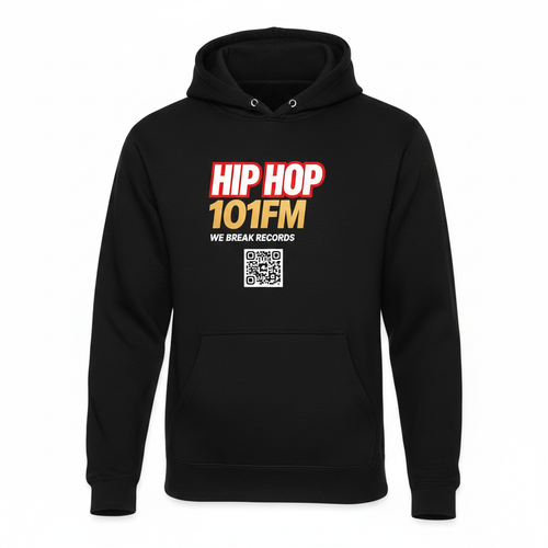 Summer Heat Vol. 1 Hoodie — Hip-Hop 101FM We Break Records with QR code