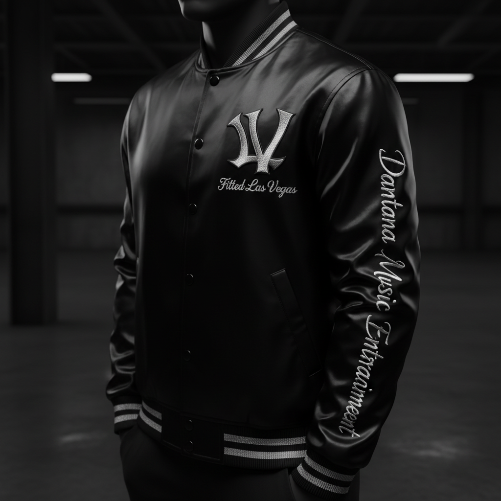 LV Fitted Bomber Jacket Front View
