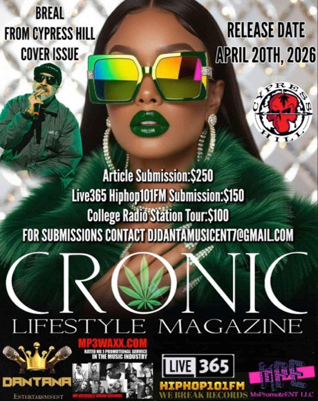 Cronic Lifestyle Magazine B-Real Cypress Hill Cover Issue April 20 2026