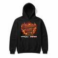 Summer Heat Vol. 1 Hoodie Dantana Music Entertainment x Hip-Hop-101-FM flame graphic