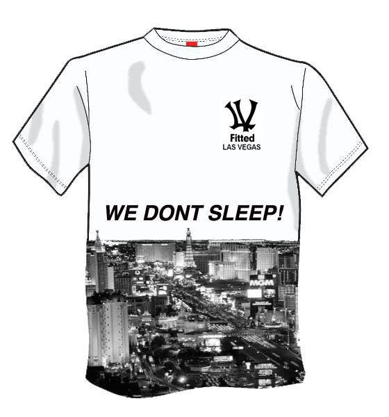 LV Fitted — We Don't Sleep T-Shirt